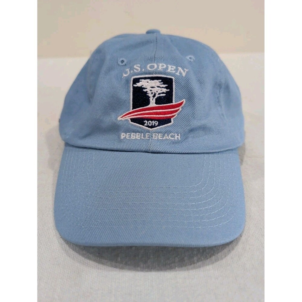 U.S. OPEN 2019 Pebble Beach Golf Adjustable Blue Cap Hat USGA